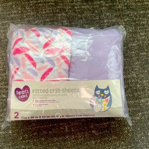 NWT 2 Fitted Crib Sheets